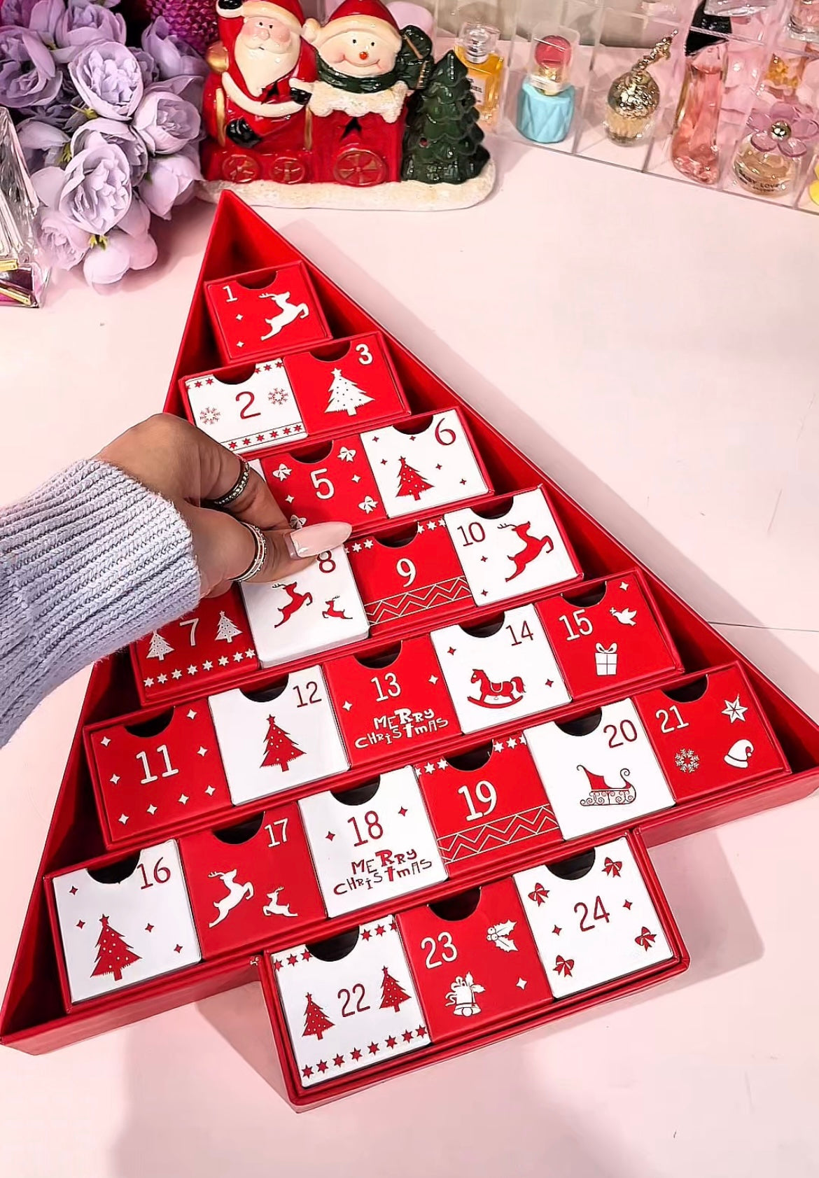 🎅🎄Christmas Sale 50% OFF🎁 - 2025 Christmas Tree Luxury Mini Perfumes Advent Calendar For Her