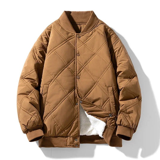 Dakota Sherpa Quilted Bomber